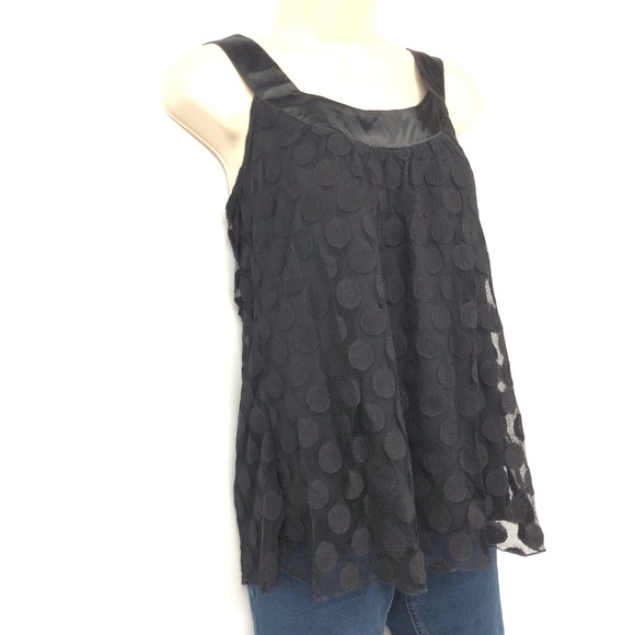 A. Byer Black Lace Sleeveless Top - Picture 13 of 16